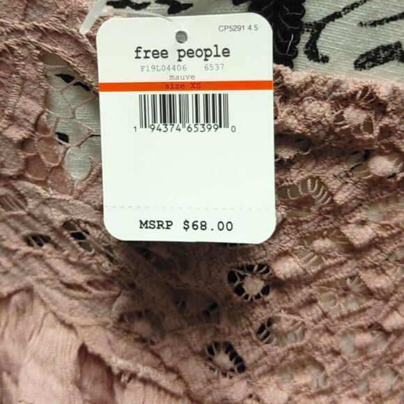 Free People Adella Cami in Mauve Sz XS - Picture 4 of 5